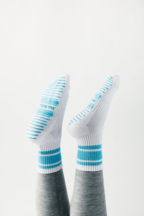 7:55 Active Signature Grip Socks